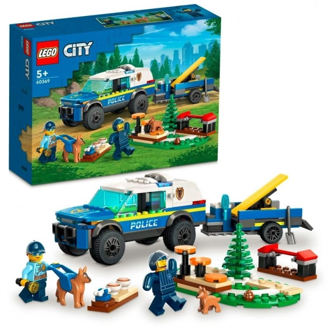 LEGOae City 60369 Terrain d'entraînement mobile des chiens policiers