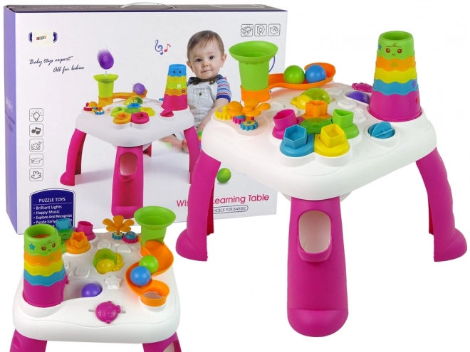 Table de tri interactive Ball Sorter Slide Rose