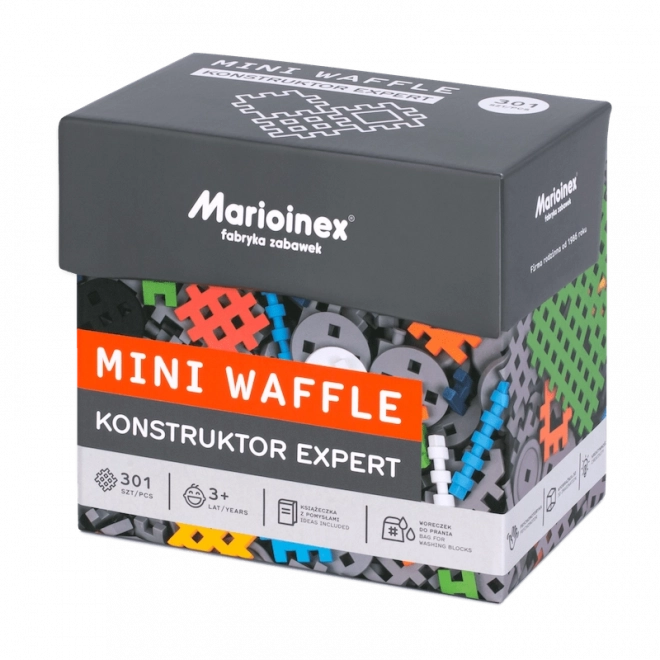 Jeu de construction MARIOINEX mini waffle constructeur expert – 301 pièces