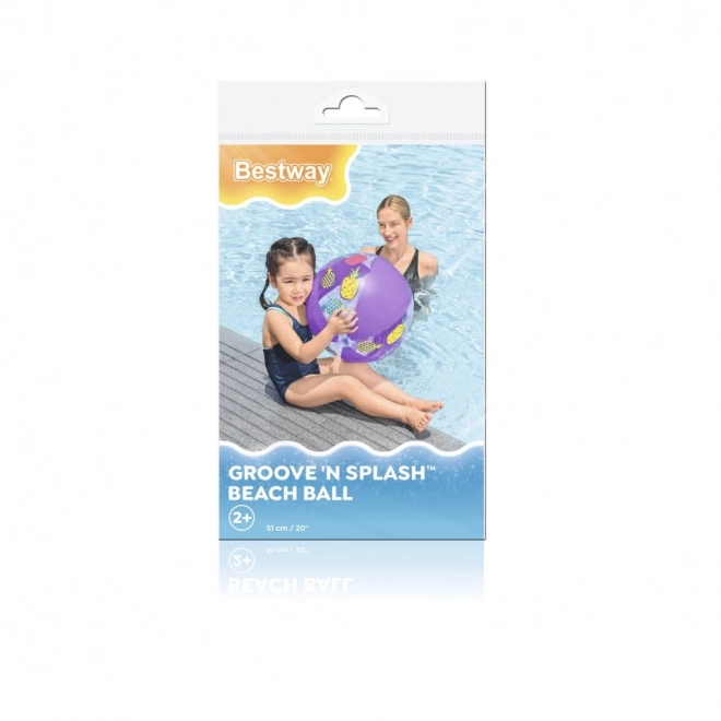 Ballon de plage gonflable coloré Bestway Groove 'n Splash 51 cm fruit