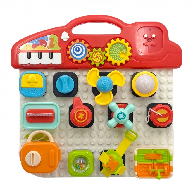 Woopie Panneau Manipulatif Montessori Enfants Panneau d'Activités Coloré