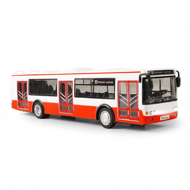 Autobus qui annonce les arrêts en tchèque 28 cm