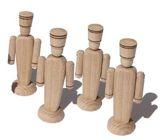 Ceeda Cavity soldat en bois