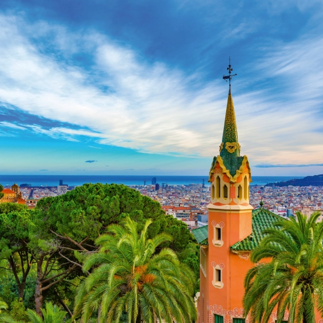 Calendrier mural Barcelone 2026, 30 x 30 cm