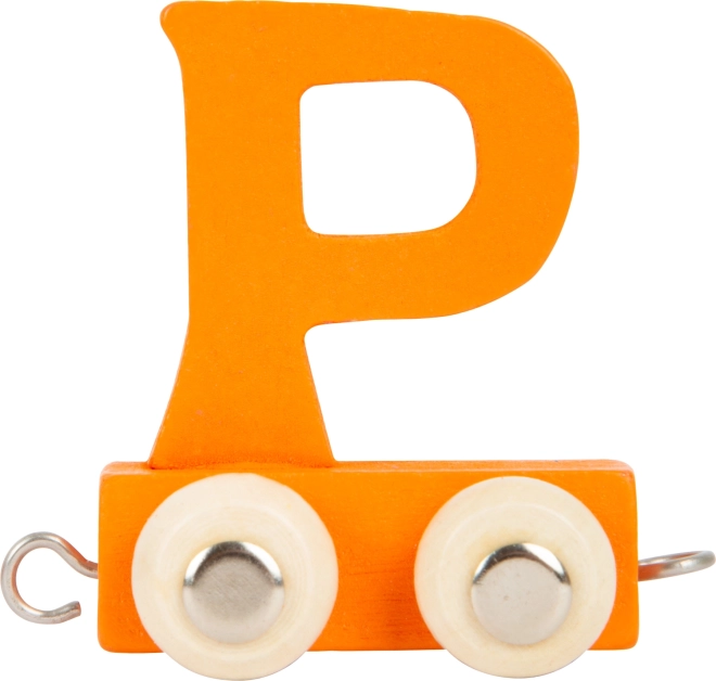 Small Foot petit train en bois – lettre P alphabet coloré