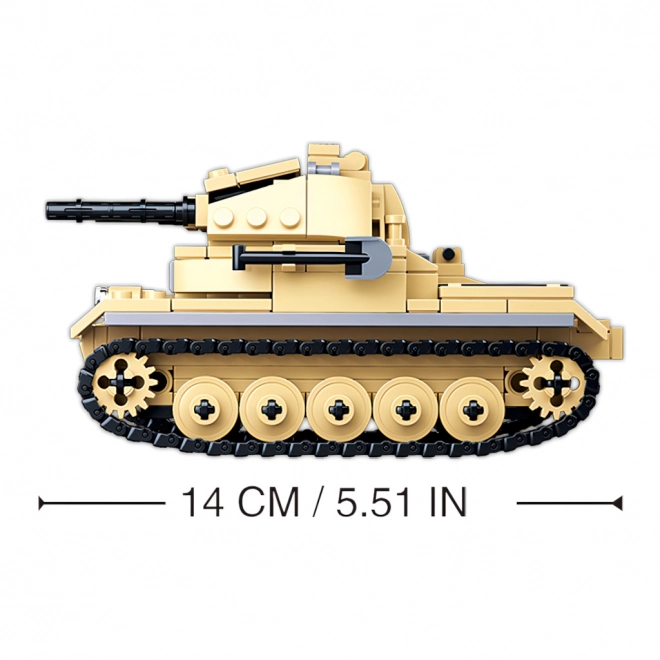 Sluban WWII M38-B0691 Char allemand Panzer II