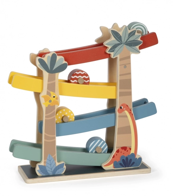 Small foot Piste en bois Dino
