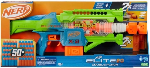 Nerf Elite 2.0 Double Punch blaster motorisé à fléchettes