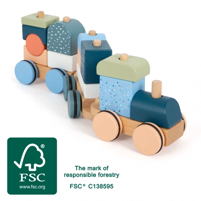 Petit train "Arctique" en bois