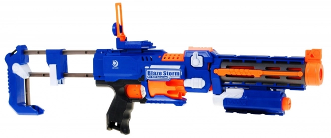 Pistolet 2 en 1 pour enfants 8+ Blaze Storm 20 longues cartouches en mousse + viseur laser + flacon
