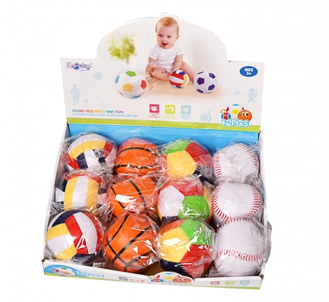 Ballon SPORTO différents types 10 cm