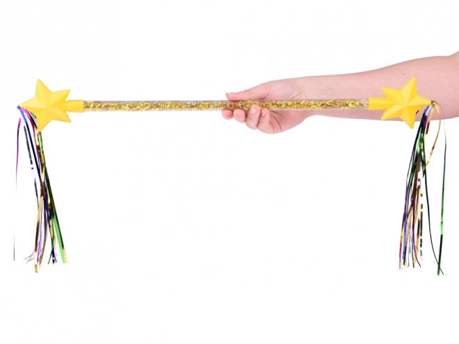 Baguette magique avec baton de gymnastique et rubans
