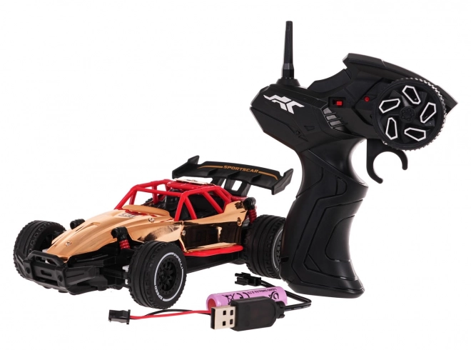RACING 01 Voiture en métal dorée R/C