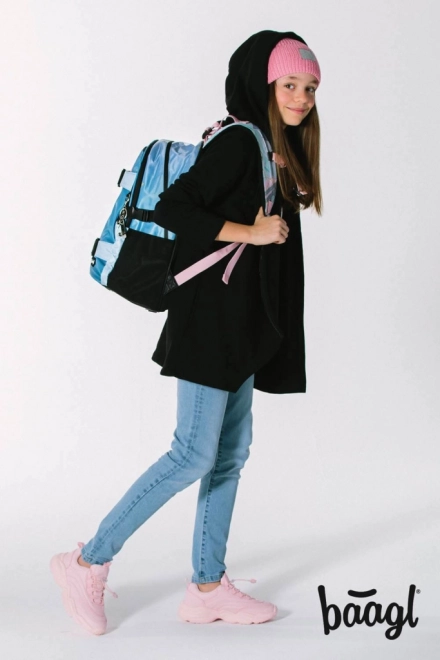Ensemble de fournitures scolaires BAAGL Skate Moon