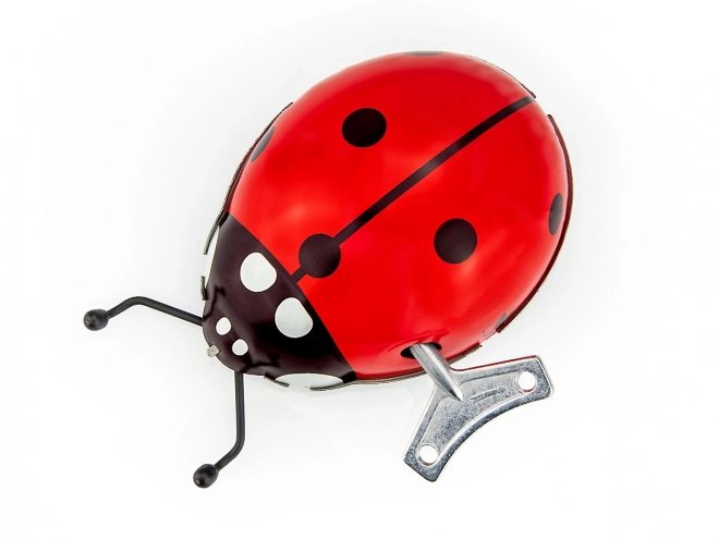 Coccinelle en métal à clé
