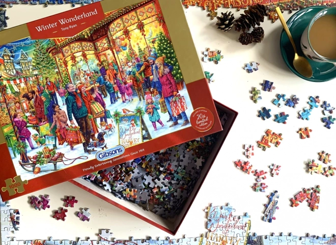 Puzzle Gibsons Édition Limitée Noël Royaume Hivernal des Merveilles 1000 Pièces