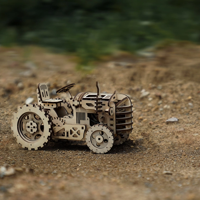 Puzzle mécanique en bois 3D RoboTime Tracteur