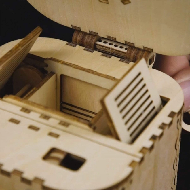 Puzzle mécanique en bois 3D RoboTime Boîte à bijoux