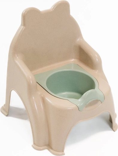 Pot de nuit pour enfant avec tigre EKO beige