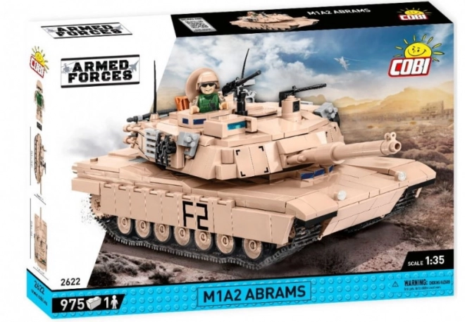 COBI 2622 Forces armées Abrams M1A2, 1:35, 982 k, 1 f