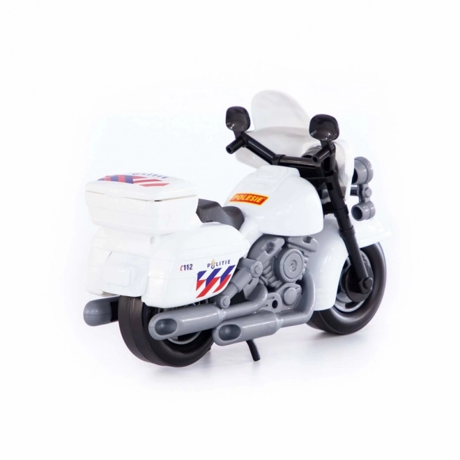 Moto de police pour tout-petits Polesie Blanche 71682