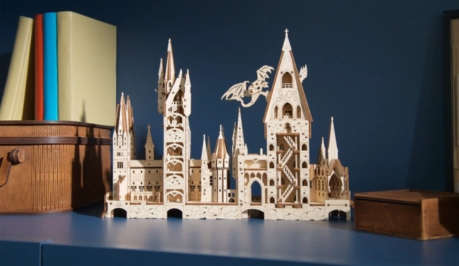 Ugears 3D puzzle mécanique en bois Château de Poudlard, Harry Potter