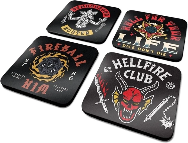 Set de sous-verres Stranger Things 4