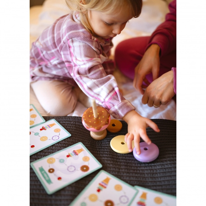 Crèmes glacées en bois Woopie Green pâtisserie Montessori