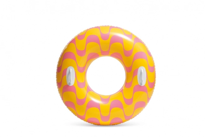 Bouée gonflable avec poignées 91cm 2 couleurs 9+