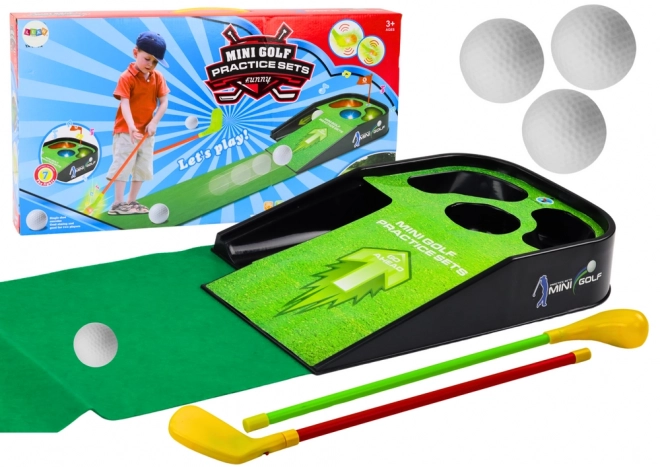 Mini set de golf de jeu arcade sons lumières