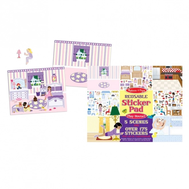 Blocs Autocollants Réutilisables 'Jouons à la Maison' Melissa & Doug