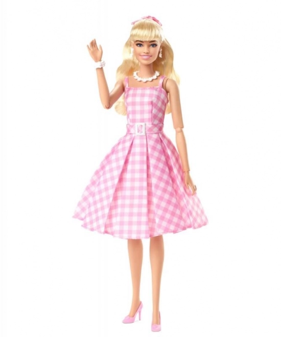 Poupée de film Barbie Margot Robbie en Barbie avec robe rose