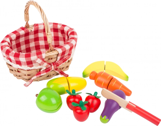 Panier d'achat Petit Pied avec légumes