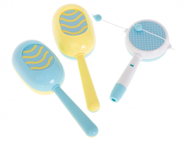 Ensemble d'instruments de musique pastel