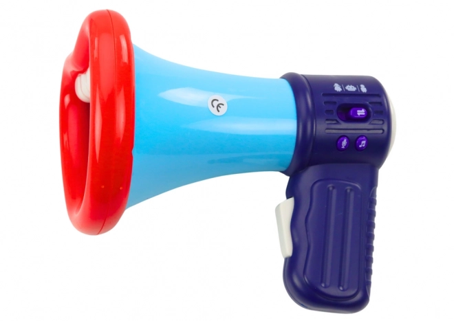 Megafon Changeur de Voix Enregistrement Trois Modes de Voix Embout Bleu