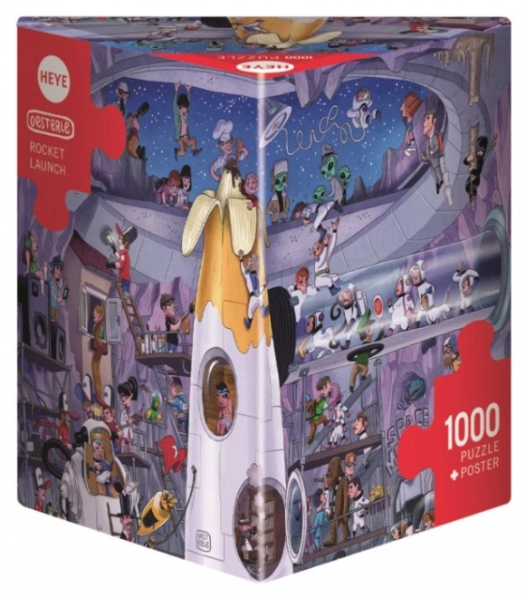 Puzzle HEYE Démarrage roquette 1000 pièces