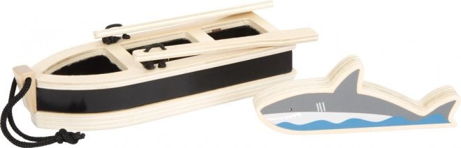 Navire pirate en bois pour enfants