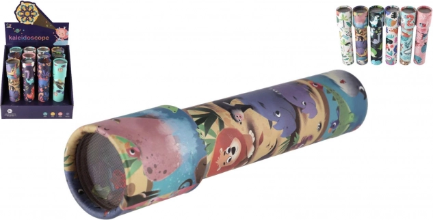 kaléidoscope avec animaux 19 cm