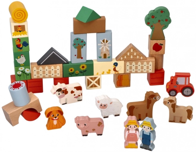 Blocs en bois - Aventures à la ferme