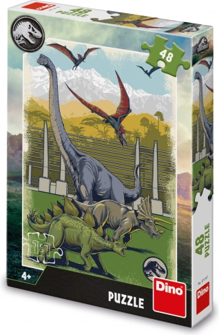 Puzzle Monde Jurassique – 48 pièces
