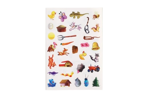 Livre Un monde coloré d'animaux avec des autocollants