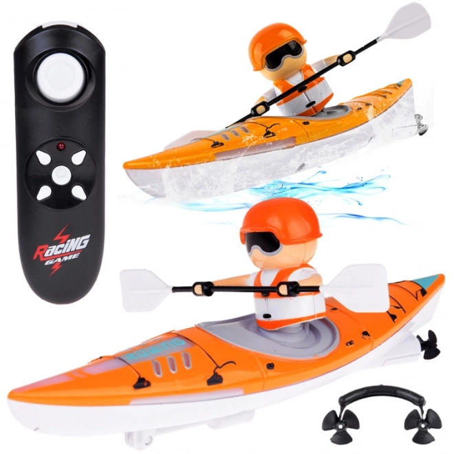 Kayak éclairé avec rameur à télécommande