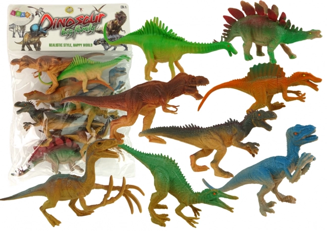Ensemble de figurines Dinosaur Park 8 pcs