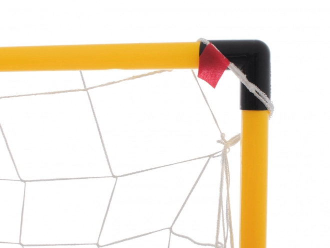 But de football d'entraînement avec bâches cibles et ballon