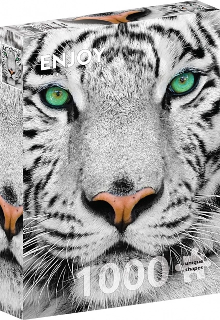 Puzzle Tigre de Sibérie Blanc 1000 pièces