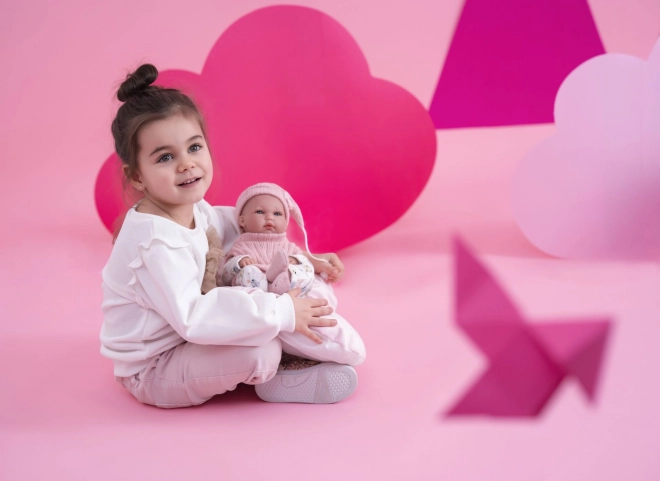 Poupée bébé réaliste FILLE avec corps tout en vinyle 35 cm