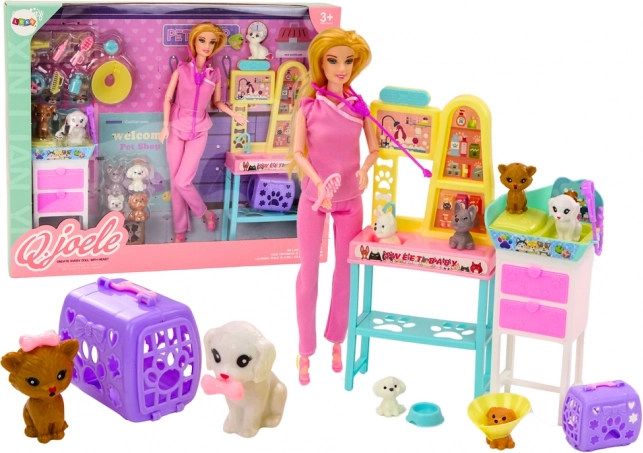 Mobilier vétérinaire Ensemble de poupées Accessoires pour animaux