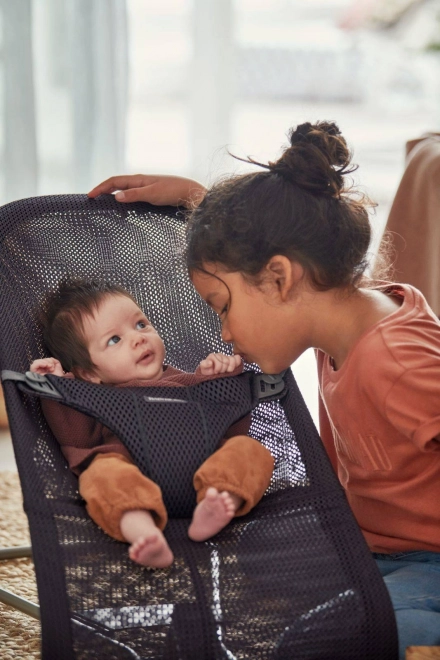 BABYBJÖRN - Transat BLISS MESH - Rose Perle – Anthracite