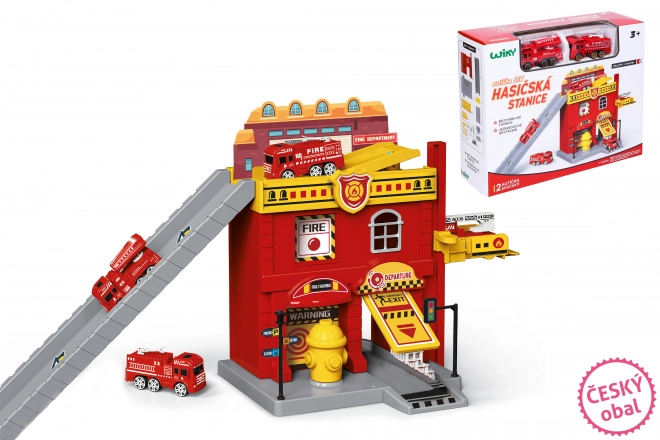 Caserne de pompiers 37x17,5x21 cm - emballage tchèque