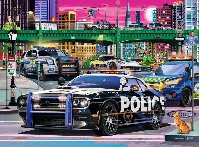 Puzzle Intervention de police XXL 150 pièces